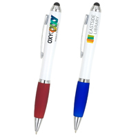 ’The Guru’ White Body Stylus Pen (PhotoImage 4 Color Process)